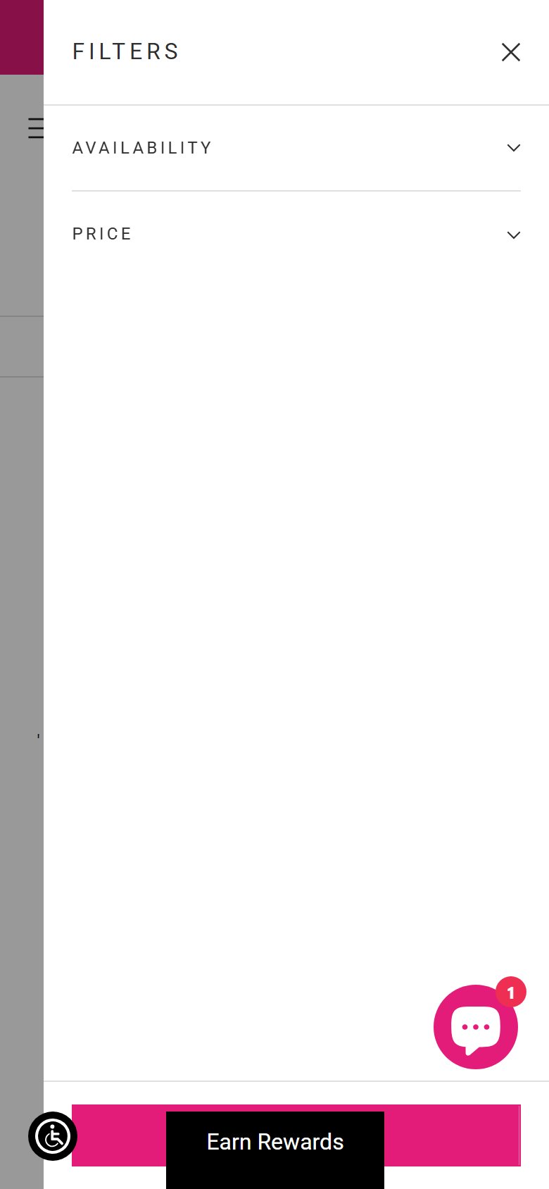 Beauty Prophet — only Availability + Price filters